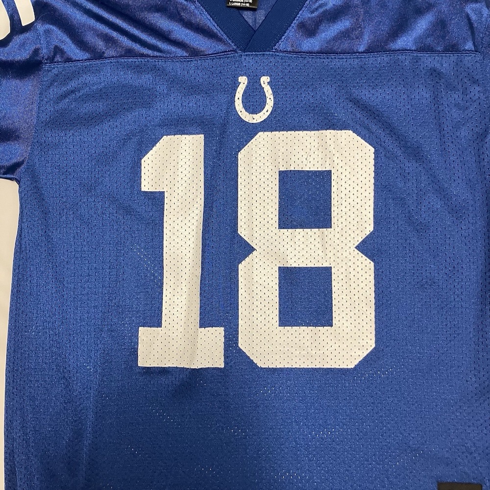 Colt's 18 Peyton Manning Jersey‎ Child's Size Large 14-16